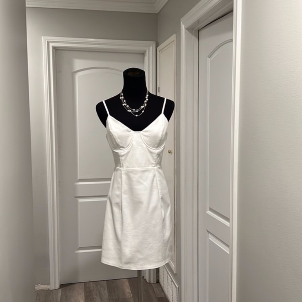 Princess Polly White Bustier mini dress*NEW - Picture 2 of 14